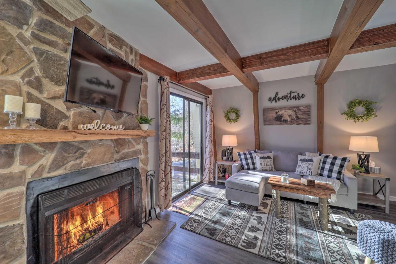 Banner Elk Mountain Retreat With Deck And Fireplace 외부 사진
