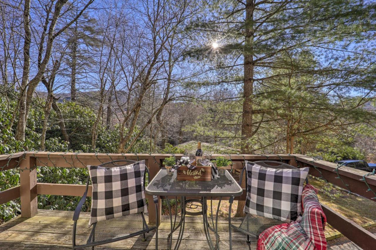 Banner Elk Mountain Retreat With Deck And Fireplace 외부 사진
